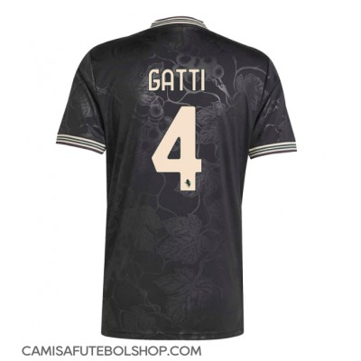 Camisa de time de futebol Juventus Federico Gatti #4 Replicas 3º Equipamento 2025-26 Manga Curta Camisa de time de futebol Juventus Federico Gatti #4 Replicas 3º Equipamento 2025-26 Manga Curta